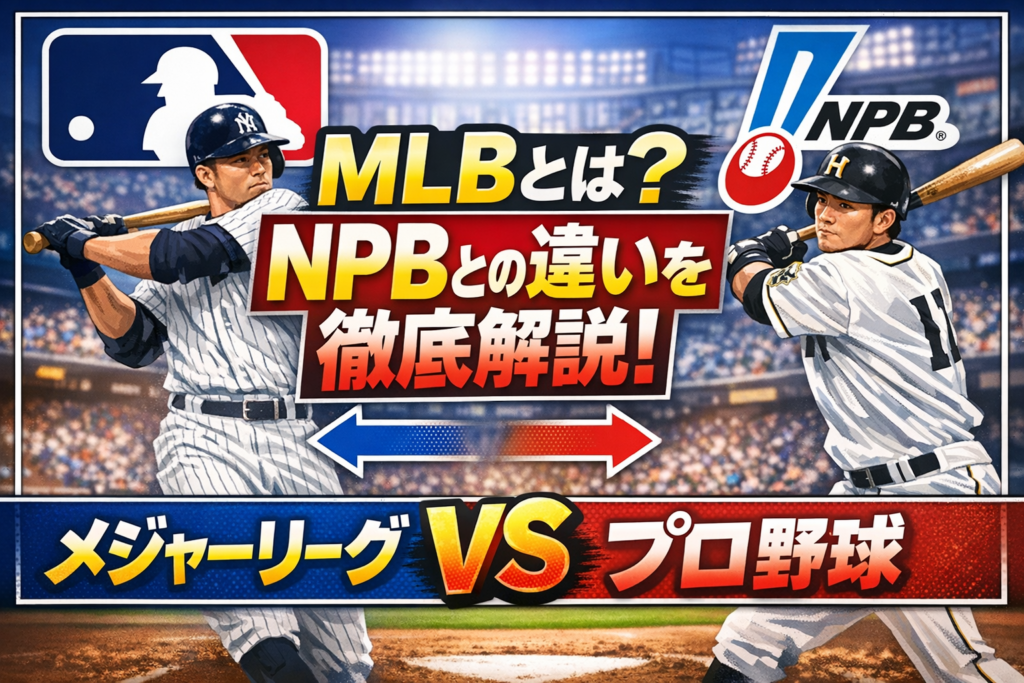 MLBとは？NPBとの違いを徹底解説