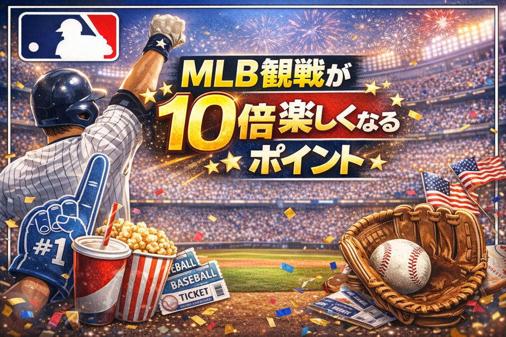 MLB観戦が10倍楽しくなるポイント