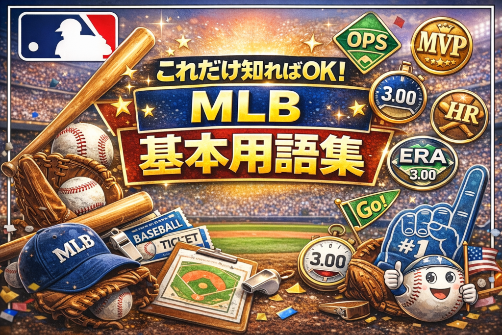 これだけ知ればOK！MLB基本用語集