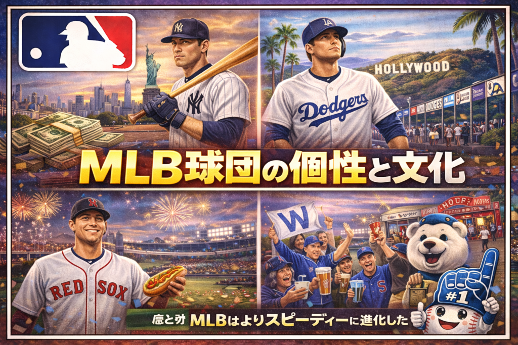 MLB球団の個性と文化｜ファン気質・歴史・スタイル