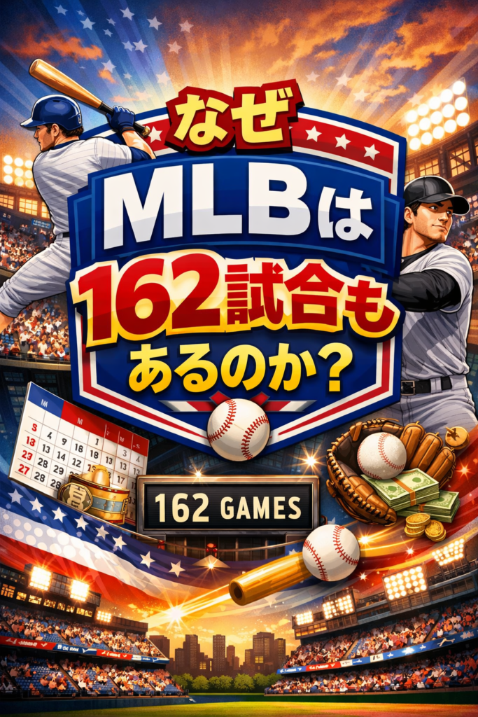 なぜMLBは162試合もあるのか？歴史と意味を徹底解説